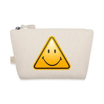 Smiley Shield - Bio-Täschchen - Natur - Vorne