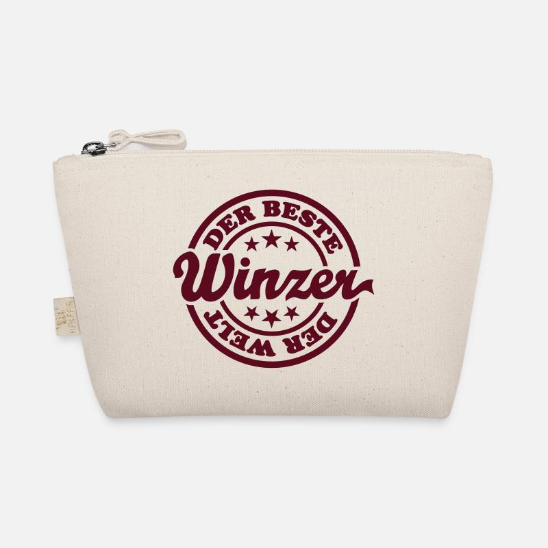 Bester Winzer (Stempel) Bio-Täschchen