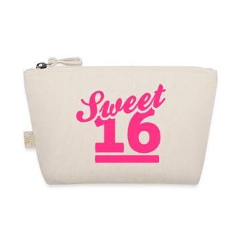 sweet 16 - Bio-Täschchen - Natur - Vorne