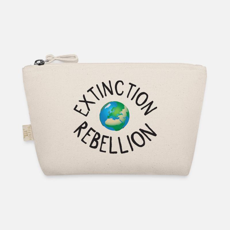Extinction Rebellion Planet Earth noir Trousse biologique