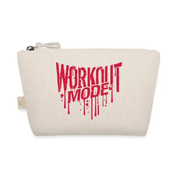 workout fashion graffiti drop gym spray beast cool - Organic Pouch - nature - Front