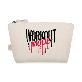 workout fashion graffiti drop gym spray beast cool - Organic Pouch - nature - Front
