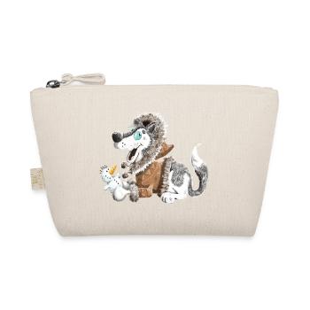 Süßer Husky - Huskys - Schlittenhund - Geschenk - Bio-Täschchen - Natur - Vorne