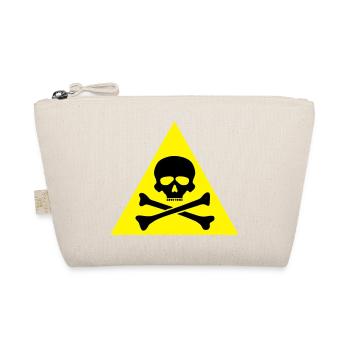 panneau danger tete de mort crane os - Trousse biologique - nature - Devant