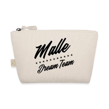 malle dream team design - Bio-Täschchen - Natur - Vorne