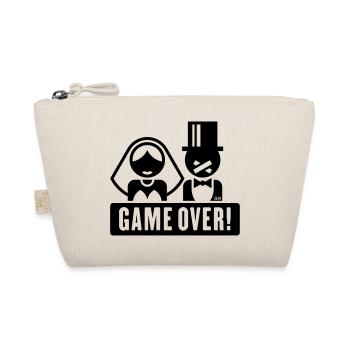 Game Over! (Groom / Stag Party / Sticking Plaster) - Organic Pouch - nature - Front