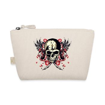 skull fantasy skull skull - Organic Pouch - nature - Front