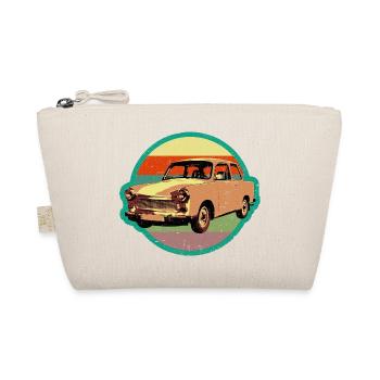 Design rétro Trabbi DDR cool en look usé - Trousse biologique - nature - Devant