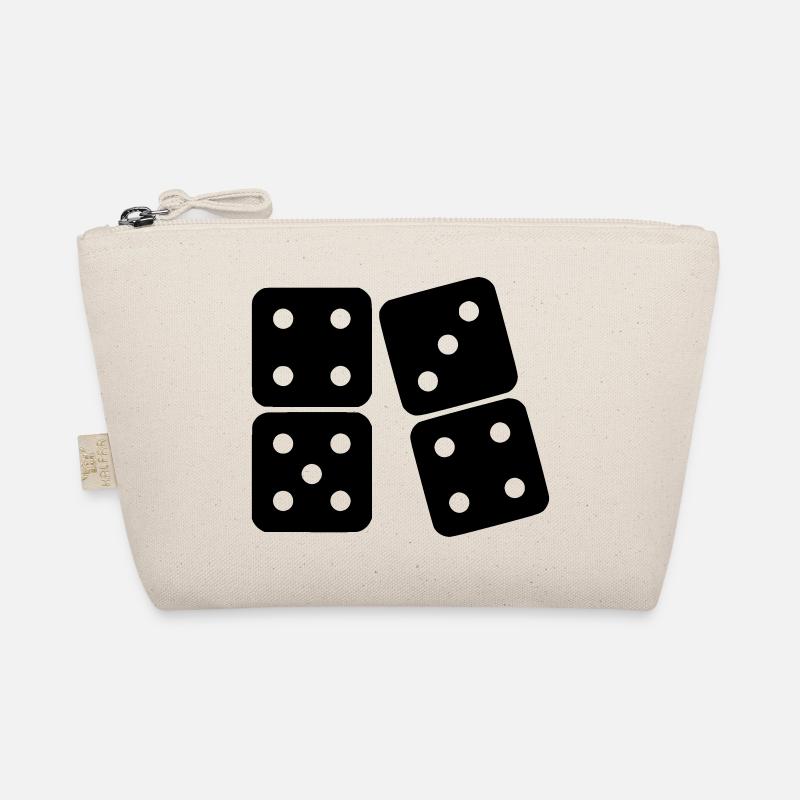 Dominoes (customizable color) - Organic Pouch - nature
