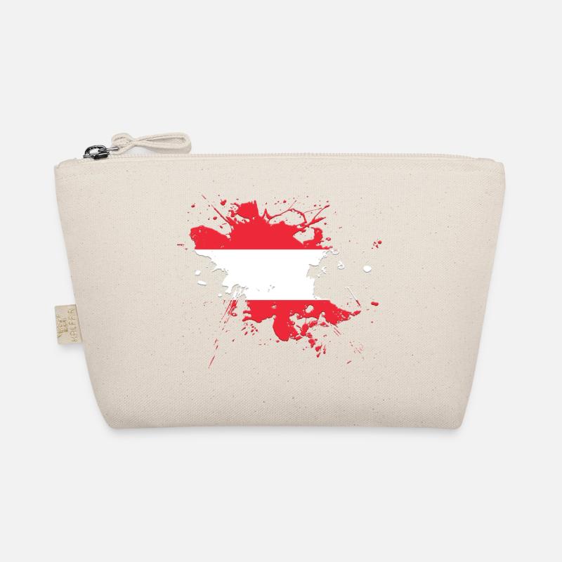 Drapeau de l'Autriche comme une touche de couleur Trousse biologique