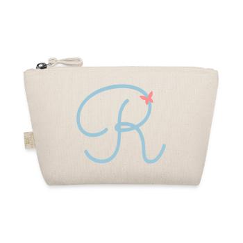 Lettre R lettre initiale papillon - Trousse biologique - nature - Devant