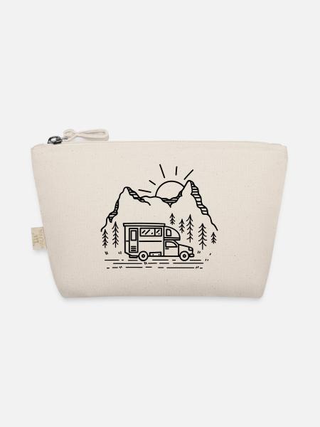 Camper Camping Nature Aventure Symbole Image Icône - Trousse biologique - nature - Devant