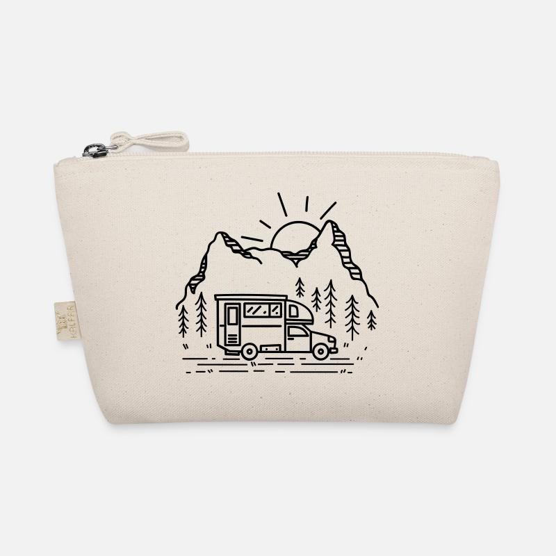 Camper Camping Nature Aventure Symbole Image Icône Trousse biologique