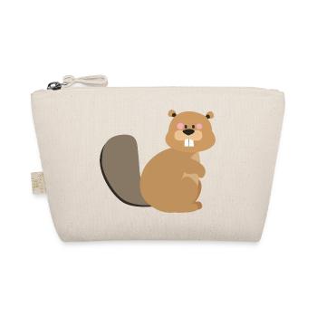 beaver - Organic Pouch - nature - Front
