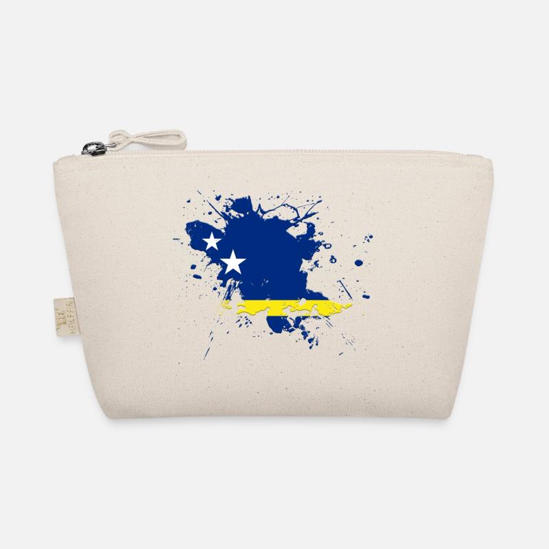 Le drapeau de Curaçao comme une touche de couleur - Trousse biologique - nature