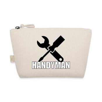 Handwerker 🔨 - Bio-Täschchen - Natur - Vorne