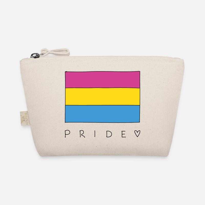 Pansexual flag Pride - Organic Pouch - nature