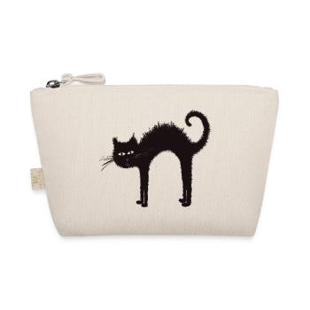Noir Halloween chat - Trousse biologique - nature - Devant