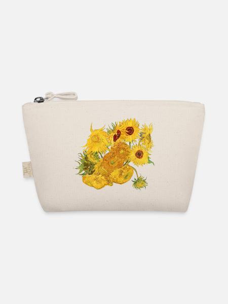 Vincent van Gogh Sunflowers Sunflowers Art Art - Organic Pouch - nature - Front