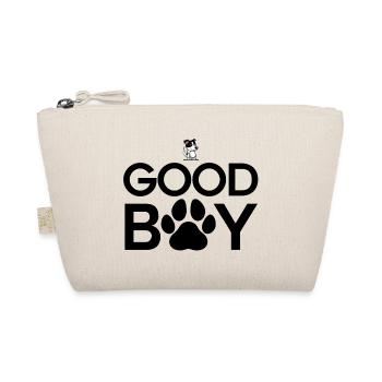 Good boy dog love - Organic Pouch - nature - Front