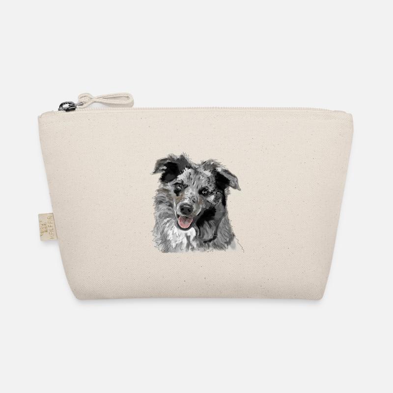 Australian Shepherd - Bio-Täschchen - Natur