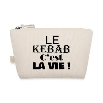 le KEBAB c'est la vie viande à griller fast food - Trousse biologique - nature - Devant