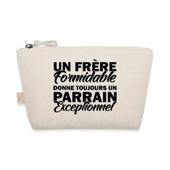 un Frère Formidable donne un Parrain Exceptionnel - Trousse biologique - nature - Devant