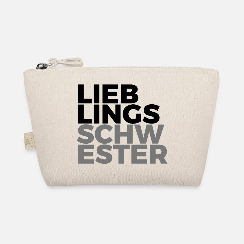Lieblingsschwester - Bio-Täschchen - Natur