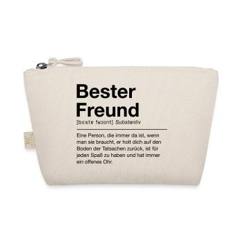 Bester Freund - Bio-Täschchen - Natur - Vorne