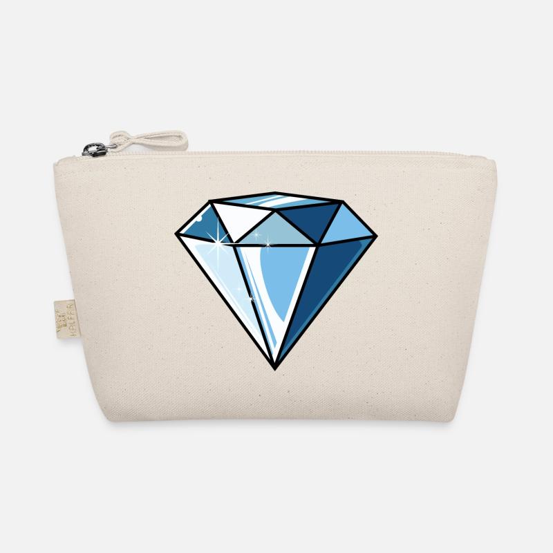 Diamant - Bio-Täschchen - Natur
