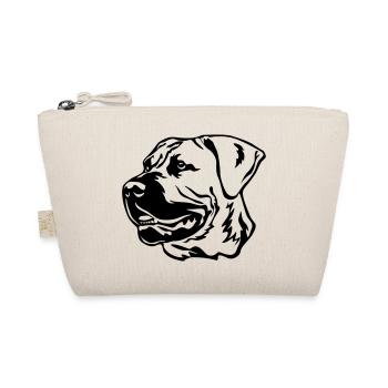 Boerboel Kopf - Bio-Täschchen - Natur - Vorne