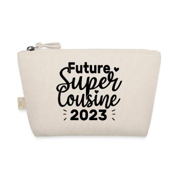 Annonce De Grossesse 2023 Future Super Cousine - Trousse biologique - nature - Devant