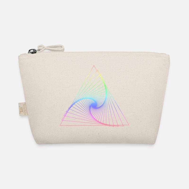 Dreieck Regenbogen Bio-Täschchen