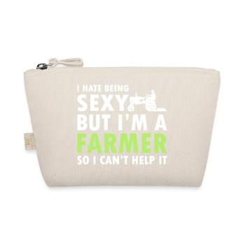 I Hate Being Sexy But I m A Farmer - Organic Pouch - nature - Front
