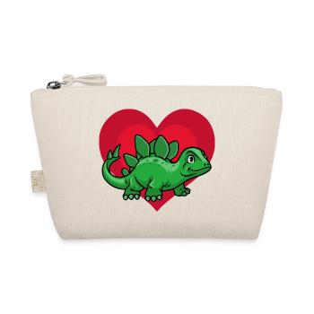 Dino Love - Bio-Täschchen - Natur - Vorne