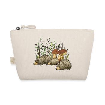 Hedgehogs - Organic Pouch - nature - Front