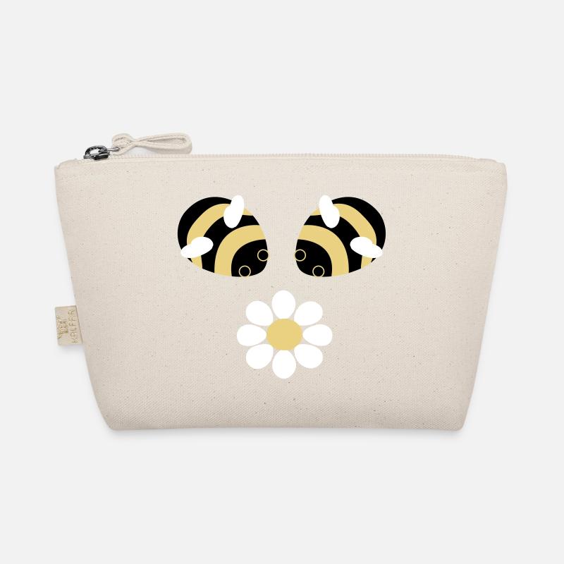 Bees flower - Organic Pouch - nature