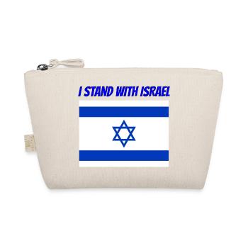 I stand with Israel - Organic Pouch - nature - Front