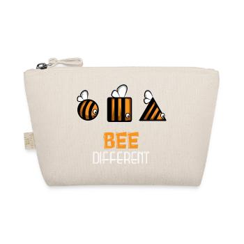 Bee Different Unterschiedliche und einzigartige Ge - Bio-Täschchen - Natur - Vorne