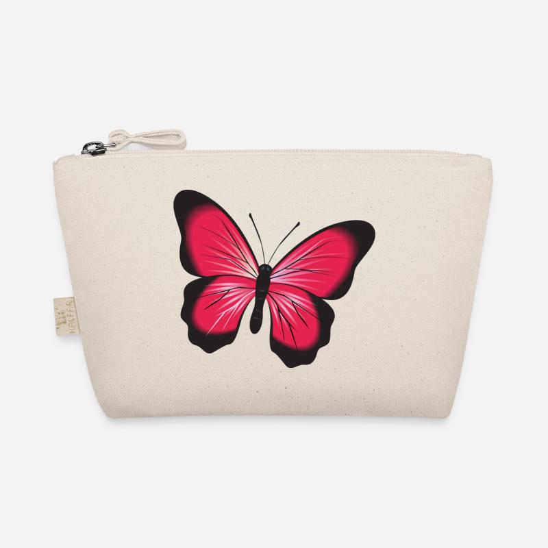 Roter Schmetterling Bio-Täschchen