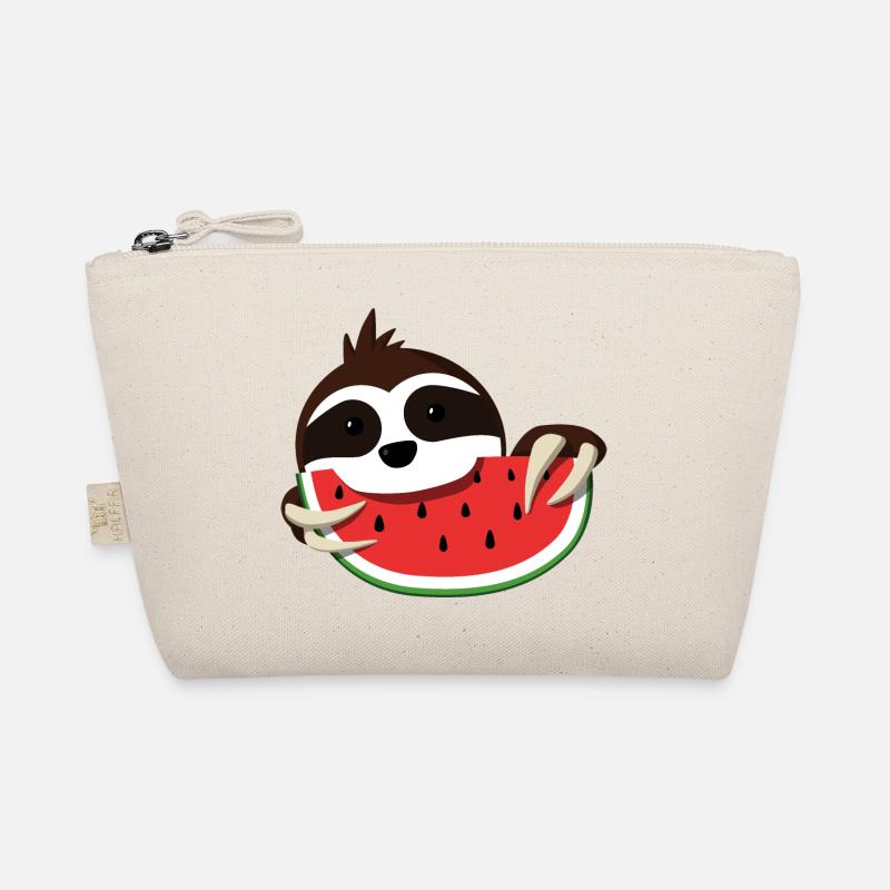 Faultier Melone Bio-Täschchen