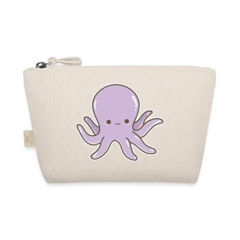 Octopus Cartoon - Organic Pouch - nature - Front