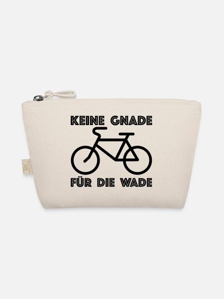 Keine Gnade für die Wade, Bike Sonne Sommer Natur - Bio-Täschchen - Natur