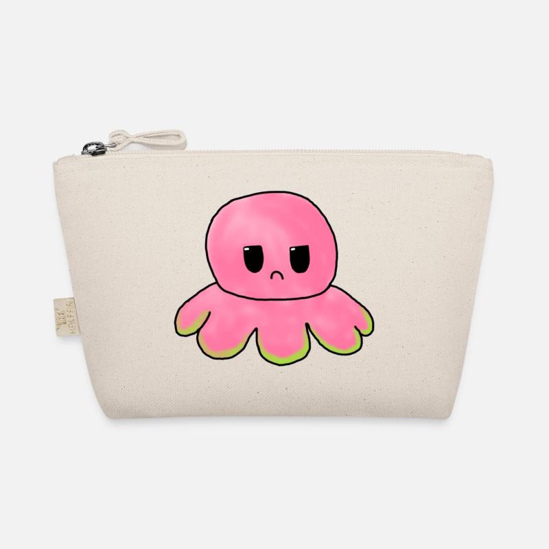 rosa Oktopus Bio-Täschchen