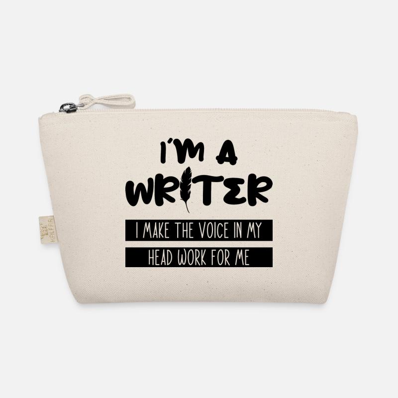I'm A Writer, I Make The Voices In My Head Work 3 - Bio-Täschchen - Natur