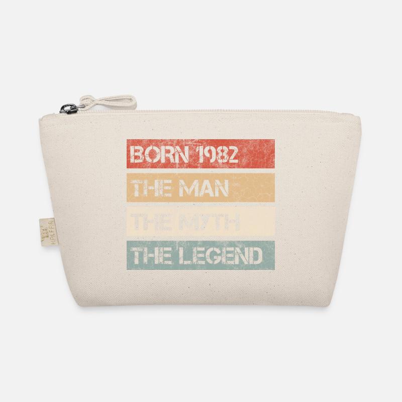 Mann Mythos Legende 1982 40. Geburtstag Geschenk - Bio-Täschchen - Natur