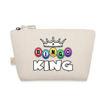 Bingo King Crown Game Winner card - Organic Pouch - nature - Front