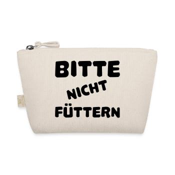 Bitte nicht füttern - Bio-Täschchen - Natur - Vorne