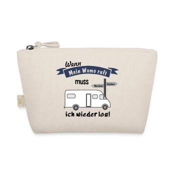 wenn mein womo ruft muss ich wieder los - Bio-Täschchen - Natur - Vorne