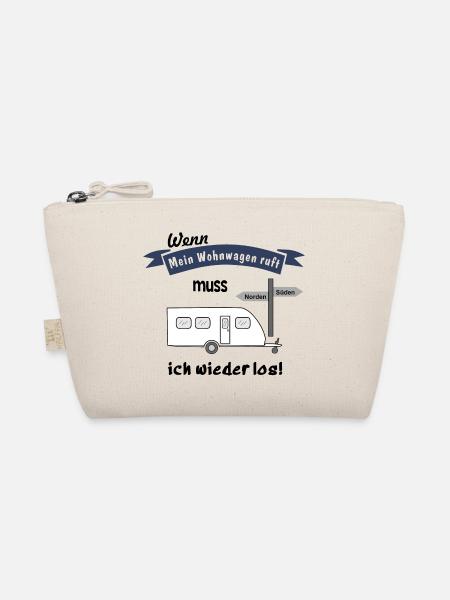 mein wohnwagen ruft - Bio-Täschchen - Natur